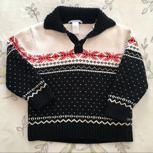 Janie and Jack Boys Knit Winter Sweater Size 4